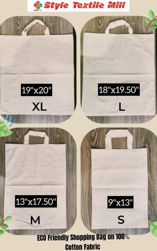 Tote bag Shopping Bag ECO Friendly Cotton Sheeting Canvas fabrics Manufacturer in Bangladesh Style Textile Mill Starting price $0.15